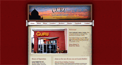 Desktop Screenshot of guruindiancuisine.com